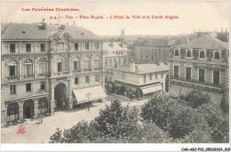 Delcampe - CAR-ABJP10-0876-64 - PAU - Place Royale - L'hotel De Ville Et Cercle Anglais - Pau