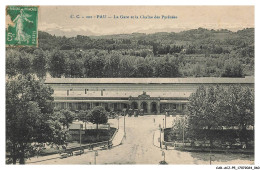 Delcampe - CAR-ACJP5-0318-64 - PAU - La Gare Et La Chaine Des Pyrénées - Pau