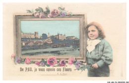 Delcampe - CAR-ABUP6-0499-64 - PAU - De Pau Je Vous Envoie Ces Fleurs - Pau