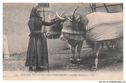 Delcampe - CAR-AFKP6-0251-64 - Scenes Et Types Pyrenees - Attelage BEARNAIS - Bearn