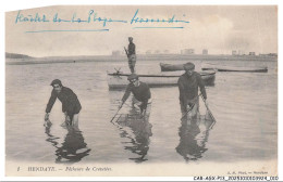 Delcampe - CAR-AGXP13-0608-64 - HENDAYE - Pecheurs De Crevettes - Hendaye