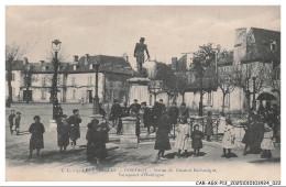 Delcampe - CAR-AGXP13-0614-64 - PONTACQ - Statue Du General Barbanegre Vainqueur D'huningue - Pontacq