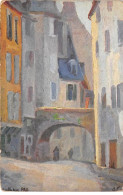 Delcampe - 64 - PAU - SAN40131 - Peinture D'une Rue - Pau