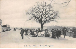 Delcampe - 64 - PAU - SAN42567 - Le Boulevard Des Pyrénées - Pau