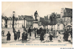 Delcampe - CAR-ADMP10-0705-64 - PONTACQ - Statue Du Général Barbanègre - Vainqueur D'huningue - Pontacq