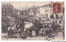 Delcampe - CAR-AETP5-0270-64 - SAINT-PALAIS - Place Du Foirail - Saint Palais