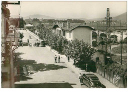 Delcampe - 64.HENDAYE.n°14067.FRONTIERE FRANCO-ESPAGNOLE.FONT INTERNATIONAL ET PONT DU CHEMIN DE FER.CPSM - Hendaye