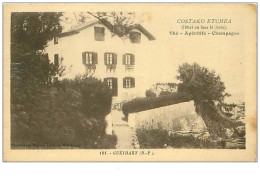 Delcampe - 64.GUETHARY.COSTAKO ETCHEA.HOTEL EN FACE DE LA JETEE.THE.APERITIFS.CHAMPAGNE - Guethary