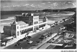 Delcampe - CAR-ABJP8-0744-64 - HENDAYE-PLAGE - Vue Panoramique Sur Le Casino Et Les Deux Jumeaux - Hendaye