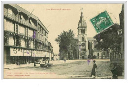 Delcampe - 64.ORTHEZ.LA PLACE ST PIERRE ET L'EGLISE.GALERIES NOUVELLES.TACHES - Orthez