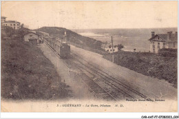 Delcampe - CAR-AAFP7-64-0569 - GUETHARY - La Gare - L'océan - Guethary