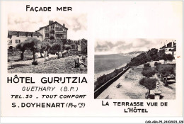 Delcampe - CAR-ABAP5-64-0469 - GUETHARY - Basses-pyrénées - Hôtel Gurutzia - Façade Mer - La Terrasse Vue De L'hôtel Gurutzia - Guethary