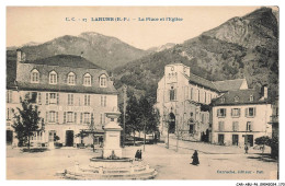 Delcampe - CAR-ABUP6-0543-64 - LARUNS - La Place Et L'église - Laruns