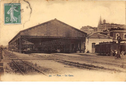 Delcampe - 64 - N°150632 - Pau - La Gare - Train - Pau