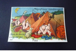 Delcampe - 64. N°150106 . Pau .camping Tentes.carte A Systeme Multivues - Pau
