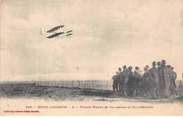 Delcampe - 64 - SAN62970 - PAU - Ecole D'Aviation - Wilbur Wright En Vole Devant Le Roi D'Espagne - Pau