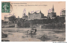 Delcampe - CAR-AEJP7-0327-64 - PAU - Le Chateau Et Le Boulevard Du Midi De La Saligue - Pau