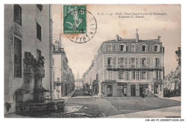 Delcampe - CAR-AEJP7-0338-64 - PAU - Place Saint-louis De Gonzague Fontaine L Daran - Pau