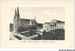 Delcampe - CAR-ABJP10-0895-64 - PAU - église St-jacques Et Palais De Justice - Pau