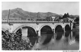 Delcampe - CAR-AEQP15-0797-64 - HENDAYE - Frontiere Franco-Espagnole - Le Pont International Du Chemin De Fer Et La Montagne - Hendaye