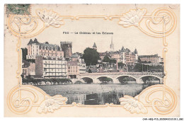 Delcampe - CAR-AEQP15-0808-64 - PAU - Le Chateau Et Les Ecluses - Pau