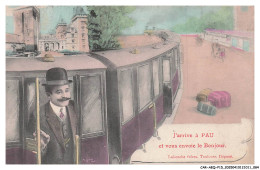 Delcampe - CAR-AEQP15-0809-64 - J'arrive A PAU Et Vous Envoie Le Bonjour - Pau