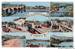Delcampe - CAR-AEQP15-0804-64 - HENDAYE - Frontiere Franco-Espagnole - Pont International - Fontarabie - Hendaye