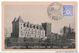 Delcampe - CAR-AHKP17-0955-64 - CACHET OBLITERATION - PAU - Exposition Philatélique - 1947 - Pau