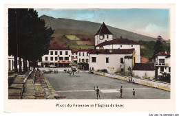 Delcampe - CAR-ABUP6-0485-64 - Place Du Fronton Et L'église De SARE - Sare