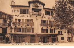 Delcampe - 64 .n° 110067 . Ascain . Hotel Etchola . Specialites Basques . - Ascain