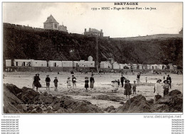 Delcampe - CPA (Réf E220) BINIC (CÔTES-D'ARMOR 22) - Plage De L'Avant-Port - Les Jeux (très Animée) - Binic