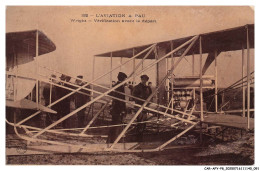Delcampe - CAR-AFYP8-0459-64 - L'aviation A PAU - Vérification Avant Le Départ - Wright - Pau