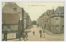 Delcampe - 61.FLERS.RUE DE LA BANQUE - Flers