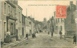 Delcampe - 61.LE MESLE SUR SARTHE.RUE DE L EGLISE - Le Mêle-sur-Sarthe