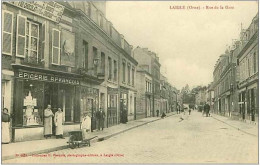 Delcampe - 61.L'AIGLE.RUE DE LA GARE.EPICERIE A FRANCOIS.RARE - L'Aigle