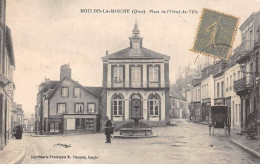Delcampe - 61 - MOULIN LA MARCHE - SAN64112 - Place De L'Hôtel De Ville - Moulins La Marche