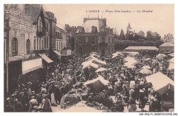 Delcampe - CAR-AFQP1-0021-61 - L'AIGLE - Place Bois-landry - Le Marché - L'Aigle
