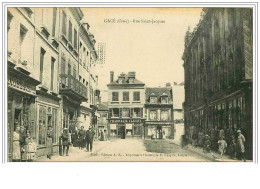 Delcampe - 61.GECE.RUE SAINT JACQUES.PHARMACIE FLEURY - Gace