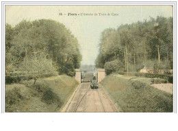 Delcampe - 61.FLERS.L'ARRIVEE DU TRAIN DE CAEN - Flers