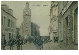 Delcampe - 61.CARROUGES.n°25422.L'EGLISE.GENDARMERIE NATIONALE - Carrouges