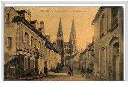 Delcampe - 61.SEES.LA CATHEDRALE, PRISE DE LA RUE CONTE. - Sees