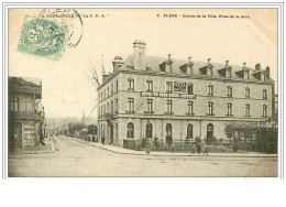 Delcampe - 61.FLERS.ENTREE DE LA VILLE.PRISE DE LA GARE.HOTEL DU GROS CHENE.PREVOST - Flers