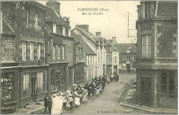 Delcampe - 61.CARROUGES.RUE DU CROCHET.AU BON MARCHE.NOCES - Carrouges