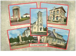 Delcampe - 61.COURTOMER.n°22419.MULTI VUES.CPSM.CORNE - Courtomer