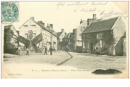 Delcampe - 61 . N°41471 . Moulins La Marche.place St Laurent - Moulins La Marche