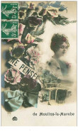 Delcampe - 61 . N°35843 .moulins La Marche.une Pensée - Moulins La Marche