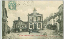 Delcampe - 61 . N°37904 . Moulin La Marche .place De L Htel De Ville - Moulins La Marche