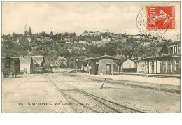 Delcampe - 61.DOMFRONT.n°12739.VUE GENERALE.LA GARE - Domfront