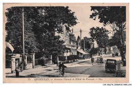 Delcampe - CAR-AEQP6-0306-61 - ARGENTAN - Avenue Carnot Et Hotel De France - Argentan