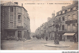 Delcampe - CAR-AAAP10-61-0699 - FLERS - Place Centrale Et Grande Rue - Commerces, Patisserie - Flers